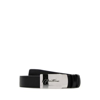 Montblanc Belts, male, Black, Size: ONE SIZE 30 mm Reversible Belt in Sartorial Leather with Plate Buckle