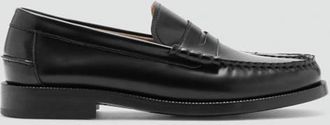 Mango Mocassini mascherina pelle nero - Uomo - 39 - MANGO MAN