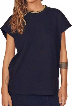 Cossac Organic Cotton Basic Tee In Black