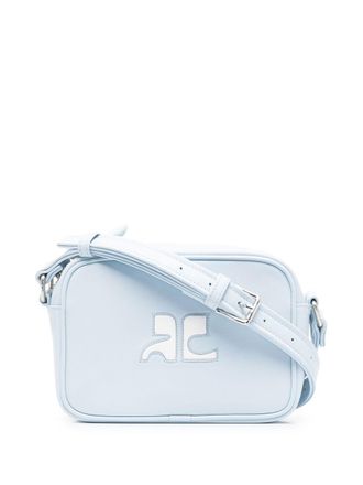 Courr&egrave;ges Crossbodytas met logopatch - Blauw