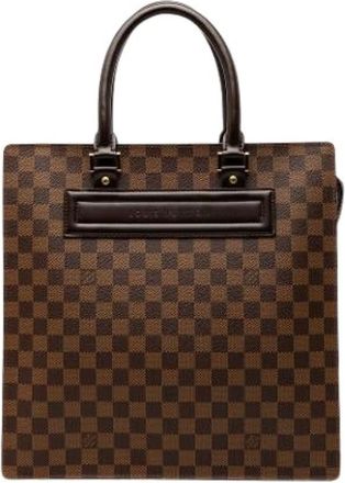 Louis Vuitton Pre-owned Tote Bags, female, Brown, Size: ONE SIZE Pre-owned Venice Sac Plat GM