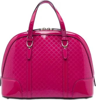Gucci Pre-owned Gucci Small Microguccissima Patent Nice Dome Satchel Ladies E0QR72PBU8PDO63N