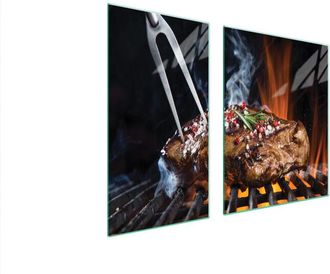 OEM Placa Protectora De Vidrio Para Estufa 90x52 Parrilla