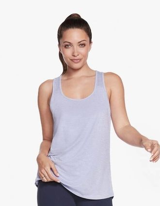 Skechers Womens Skechers WTT185/LVLP GODRI SWIFT TUNIC Womens Tank Top Purple - Size: 18/16