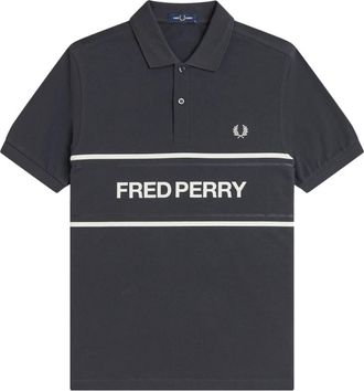 Fred Perry Hombre, Camisetas, Negro, Talla: XL