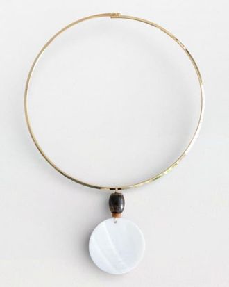 By Lilla Mojave Chunky Statement Long Necklace in Gold at Nordstrom, Size 5.5