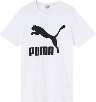 Puma Casual Sports Round Neck Breathable Short Sleeve White 596535-02