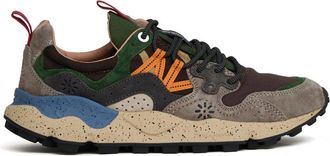 Flower Mountain Sneakers, male, Multicolor, 8 UK, Dark Grey Trainers for Urban Adventures