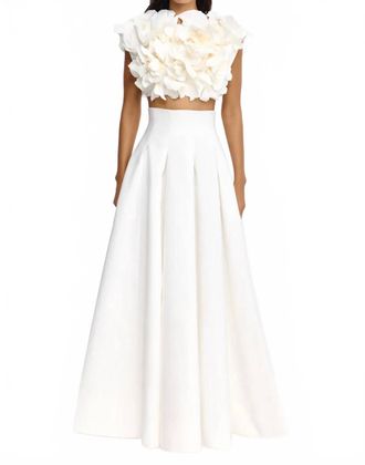 Acler Kelletsin Skirt In Ivory