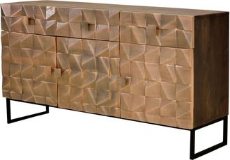 Giner&Colomer Aparador industrial madera mango y detalles en metal