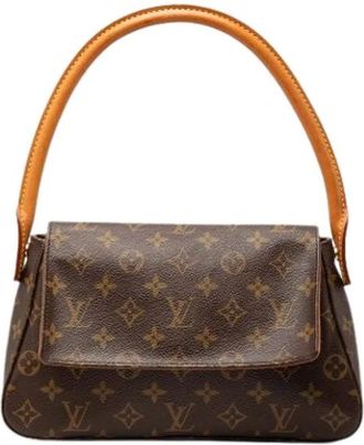 Louis Vuitton Pre-owned Handbags, female, Brown, Size: ONE SIZE Pre-owned The Looping Mini