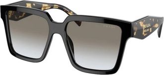 Prada 24Zs Zonnebril - Dames - Zonnebrillen - Zwart - 56 MM - Accessoires