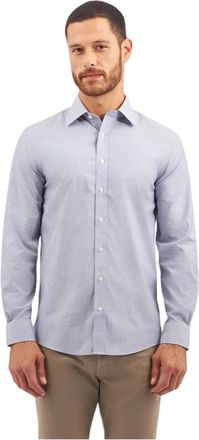 Brooks Brothers Overhemden, Heren, Grijs, M, Katoen, Slim Fit Non-Iron Katoenen Overhemd met Ainsley Kraag