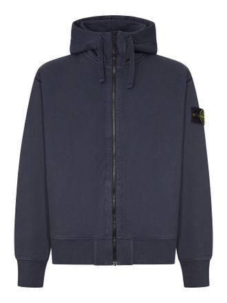 Stone Island COTTON ZIP-UP HOODIE - Stone Island - Man