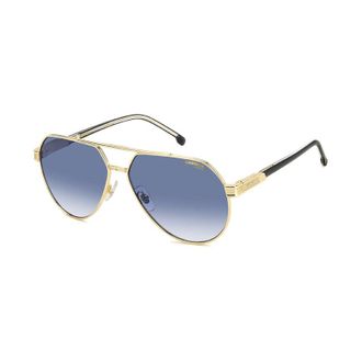 Carrera Sunglasses Aviator Full Rim, Gold Frame And Blue Gradient Lens Carrera1067/s0J5G08