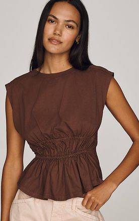 Pilcro 100% Cotton Waisted Muscle Tee