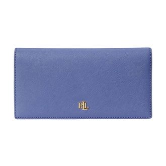 Ralph Lauren Portafoglio Bi-Fold Slim Medio - - Accessories - Donna - Blu - ONE SIZE
