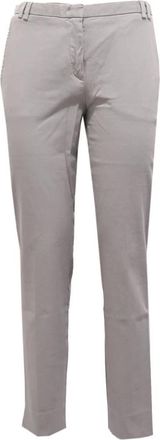 Fabiana Filippi Broeken, Dames, Grijs, S, Katoen, Katoenen Grijze Broek