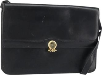 Dior Pre-owned Cross Body Bags, female, Black, Size: ONE SIZE Pre-owned Vintage Leather Shoulder Bag