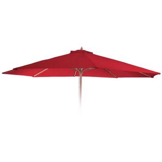 Hhg Non utilizzato] Telo copertura per ombrelloni rotondi Florida &oslash; 350cm, bordeaux