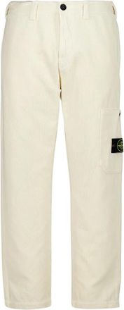 Stone Island Heren, Broeken, Beige, Maat: W32 Corduroy