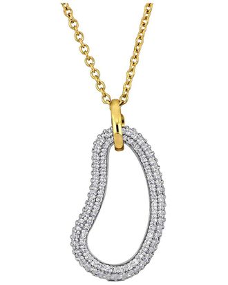 Rina Limor 14K Two-Tone Pendant Necklace