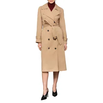 Avec Les Filles Oversize Lightweight Trench Coat in Camel at Nordstrom Rack, Size Large