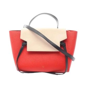 Celine Pre-owned Handbags, female, Multicolor, Size: ONE SIZE Pre-owned Belt BAG Mini Leather Handbag