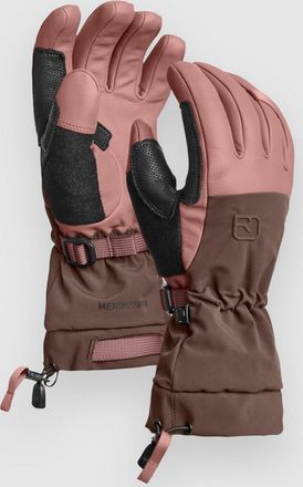Ortovox Merino Freeride Handschuhe pink