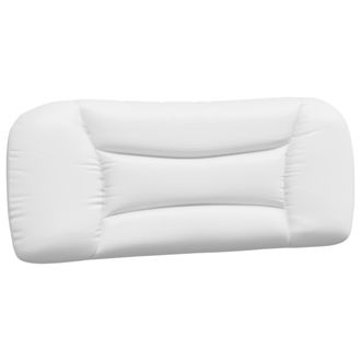 vidaXL Coj&iacute;n Para Cabecero Hvar Blanco, 100 Cm, Piel Sint&eacute;tica Vidaxl