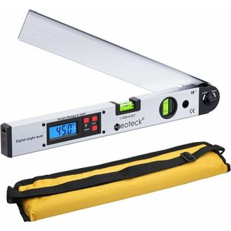 OEM Goni&oacute;metro Digital De 400 Mm/16 Pulgadas, 0-225&deg;, Regla De &Aacute;ngulo Horizontal Digital, Retroiluminaci&oacute;n Lcd, Transportador Horizontal, Mediciones De Pr