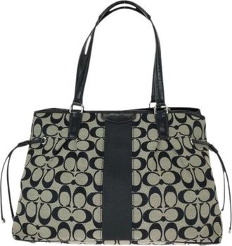Coach Pre-owned Tote Bags, female, Multicolor, Size: ONE SIZE Pre-owned Canvas Tote Bag