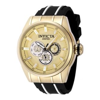 Invicta Accessoires, Heren, Geel, ONE Size, Speedway Bold Sport Ronde Horloge