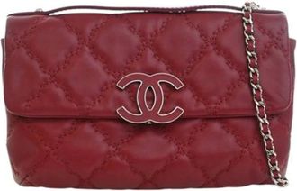 Chanel Pre-owned Hamptons Flap - - Pre-owned - Donna - Rosso - ONE SIZE