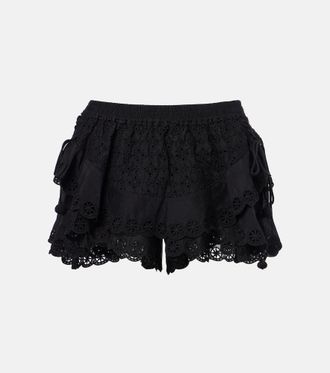 Isabel Marant Neis cotton and silk shorts