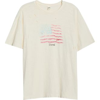 Elwood Frontier Flag Graphic T-Shirt in Salt at Nordstrom, Size Xx-Large