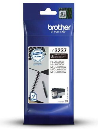 Bosch Cartuccia Originale LC-3237BK Nero per Stampanti Ink-Jet Brother (Circa 3.000 Pagine)