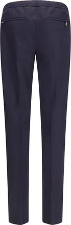 Pantaloni Torino Mens Soft Pants Navy Trousers