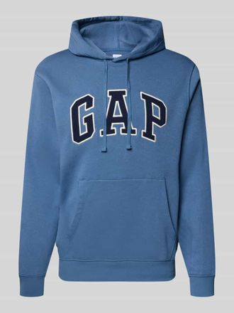 GAP Hoodie mit K&auml;ngurutasche in Jeansblau, Gr&ouml;&szlig;e XXL