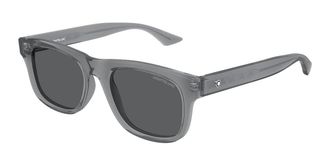 Montblanc MB0421S Polarized 005 Mens Sunglasses Grey Size 53