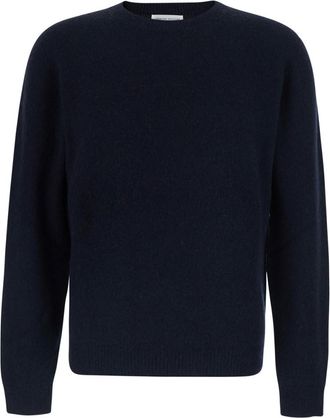 Roberto Collina Navy Blue Knitted Sweater