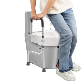 OEM Elevador De Asiento De Inodoro, Altura Ajustable, Dise&ntilde;o Compacto, Soporta Hasta 136 Kg (300 Lbs), F&aacute;cil Instalaci&oacute;n