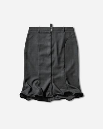 Miista Women s Patty Midi Skirt Cement Grey