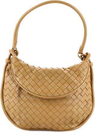Bottega Veneta Gemelli Intrecciato Leather Medium shoulder bag - Bruin