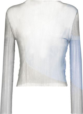 ECKHAUS LATTA Watercolor long-sleeve top - unisex - Polyamide/Polyester - L - Blue