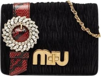Miu Miu Borsa a spalla Matelass&eacute; Pre-owned - - Pre-owned - Donna - Nero - ONE SIZE