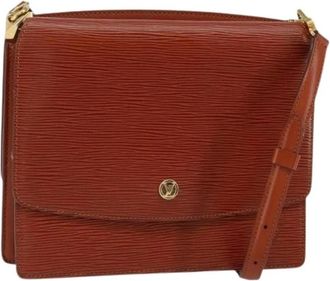 Louis Vuitton Pre-owned Cross Body Bag - Dames - Vintage Schoudertas - Bruin - ONE Size - Leer - Vintage