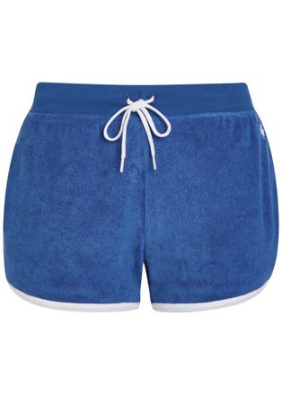 Polo Ralph Lauren Logo-embroidered Terry Shorts - Blue - S (UK8-10 / S)