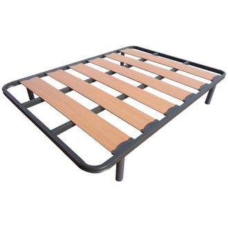 HOGAR 24 Somier Lama Ancha Reforzada 180x180 Cm + Patas 26cm