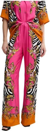 Versace Jeans Couture Wijde broek - Dames - Wijde Broeken - Veelkleurig - S - Polyester - Broeken